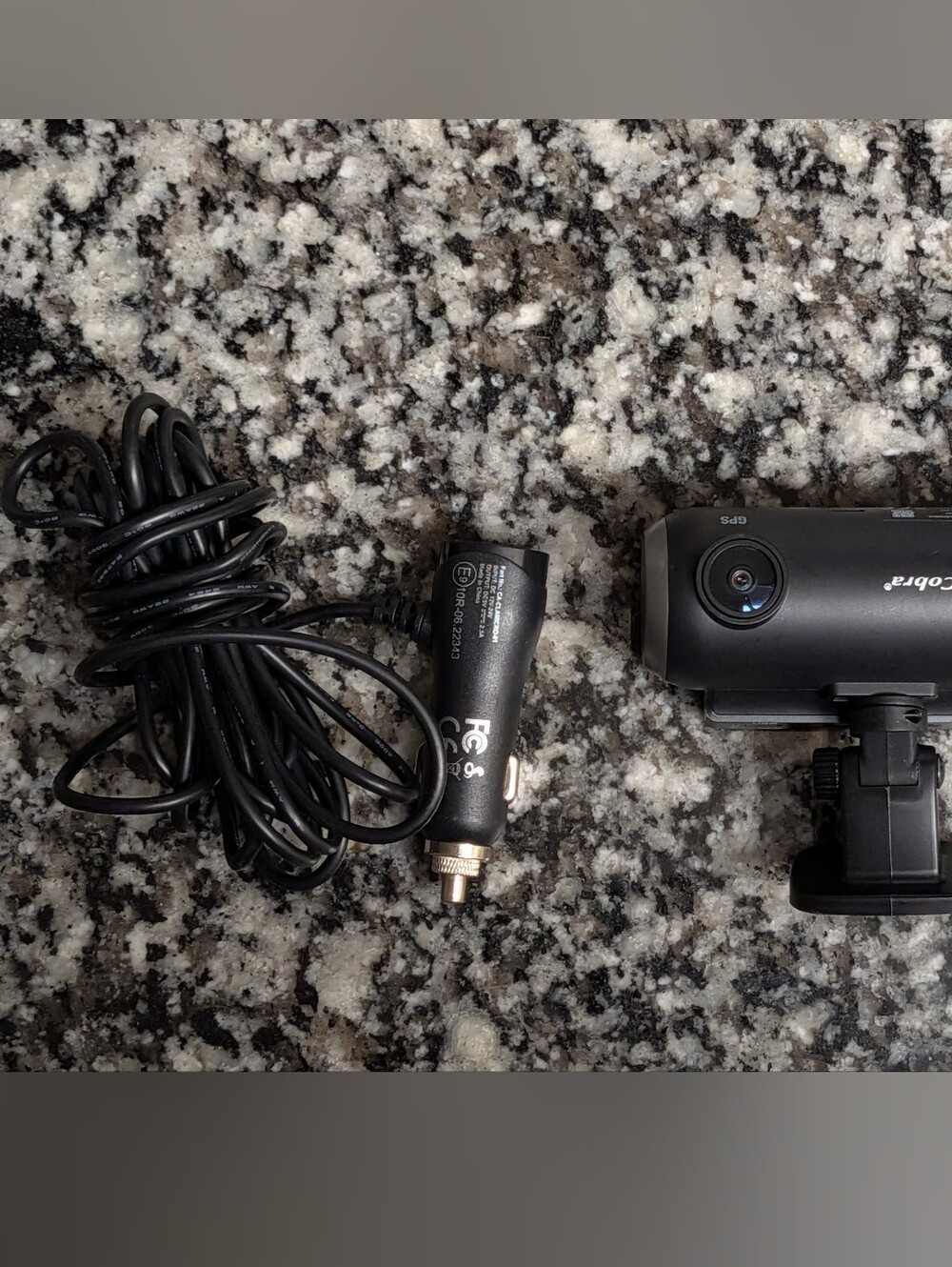 Cobra SC201 Dual Dash Cam GPS Camera w/ Mount Charger & 16GB Micro SD